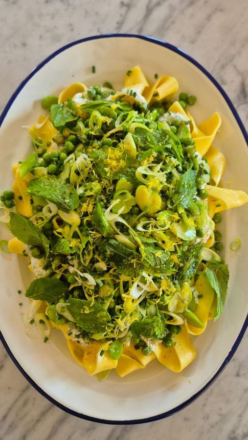 Lasagnette aux herbes fraîches, une création Lazio Traiteur