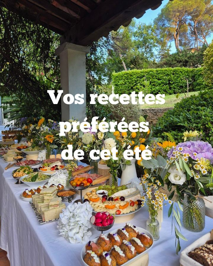 Les recettes préférées de l'été, buffet Lazio Traiteur